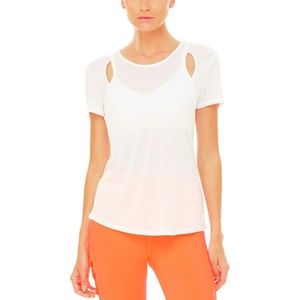 Alo Yoga Astra Short Sleeve Tank